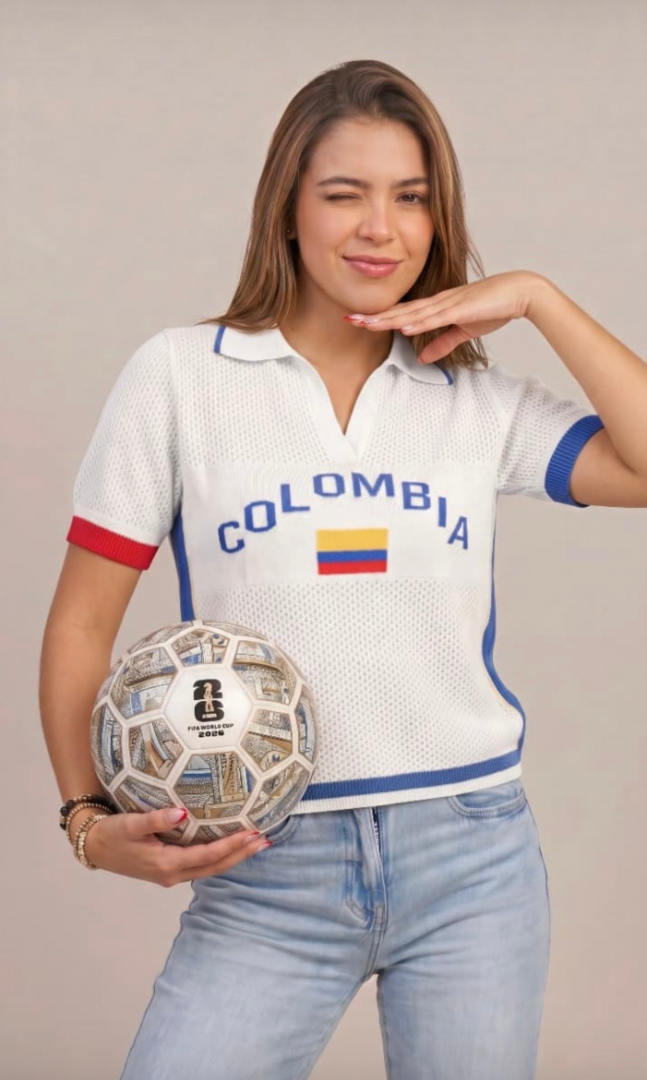 Camiseta tejida Colombia